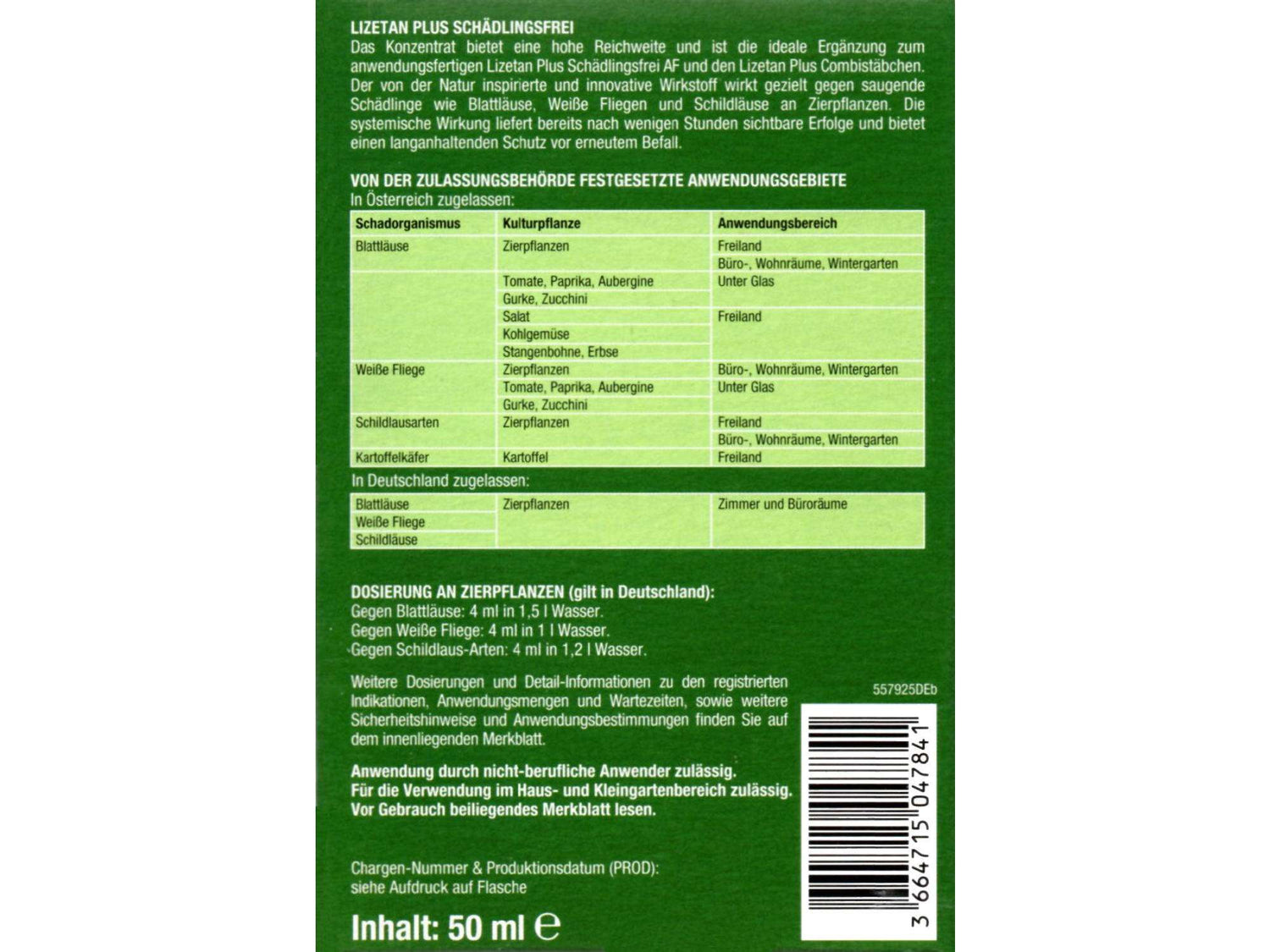 PROTECT GARDEN Lizetan® Plus Schädlingsfrei 050ml (konz.)